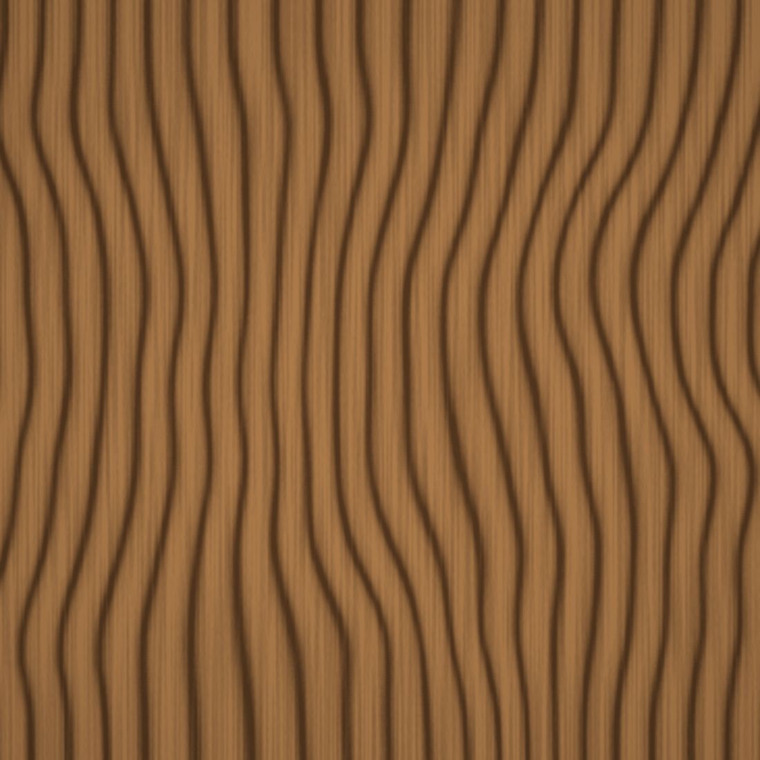 Close grain of turned walnut-toned timber